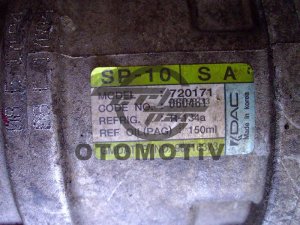 96416373 Chevrolet Aveo - Kalos Klima Kompresörü görsel 2